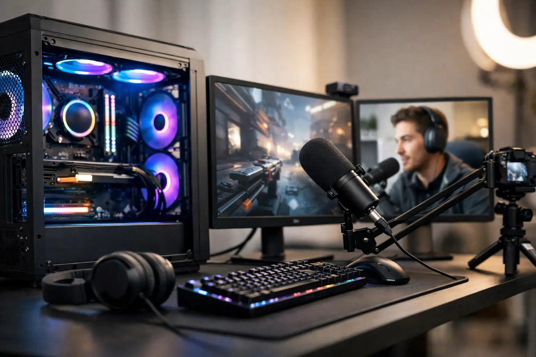 PC gamer para streaming: qué sí importa
