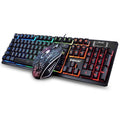 Kit Teclado y Mouse BROBOTIX 458977, USB, Negro