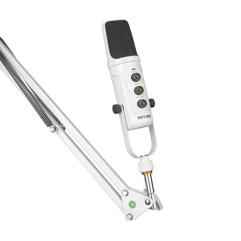 Micrófono Condensador Yeyian YSA-UCHQ-02, USB, Blanco