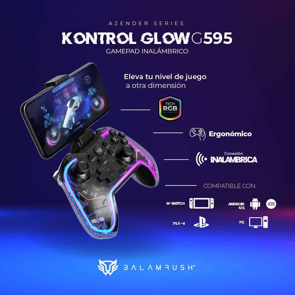 Control Balam Rush G595, Transparente
