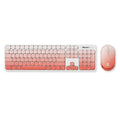 Kit Teclado y Mouse BROBOTIX 6008041 Inalámbrico Bluetooth, Rosa