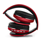 Audífonos NACEB NA-0307R Curvo, Diadema, Micrófono, Bluetooth, Plegable, Rojo