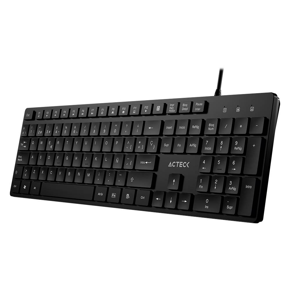 Teclado ACTECK VANTAGE AERO TA545 VA, Negro