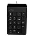 Teclado Numérico ACTECK AC-932622, USB, Negro