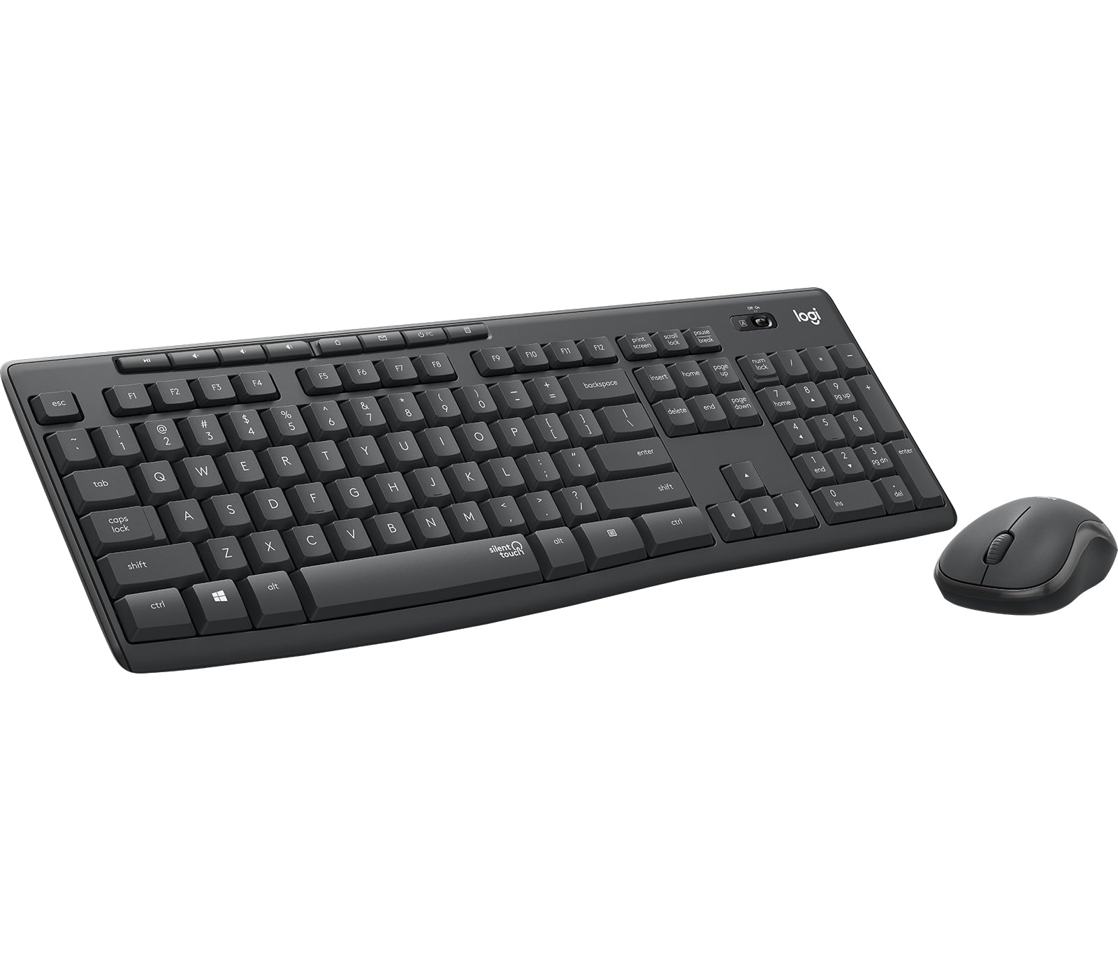 Kit Teclado y Mouse LOGITECH MK295 LED IPS, 441 x 149, 8 ms, Negro