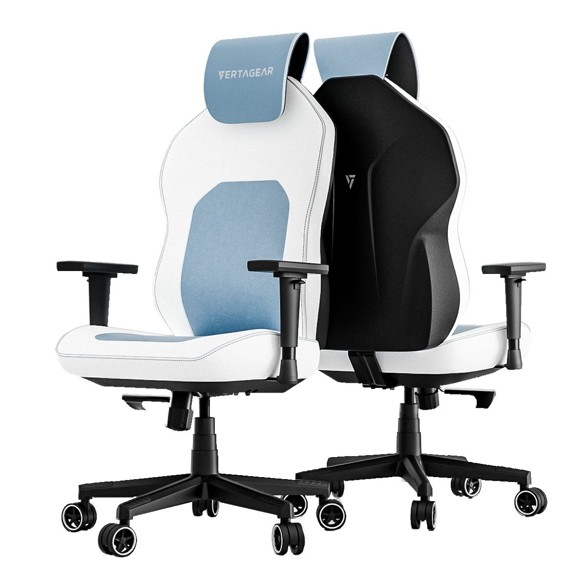 Silla Gamer VERTAGEAR VG-SL1800_BL, Black, Baby Blue Edition