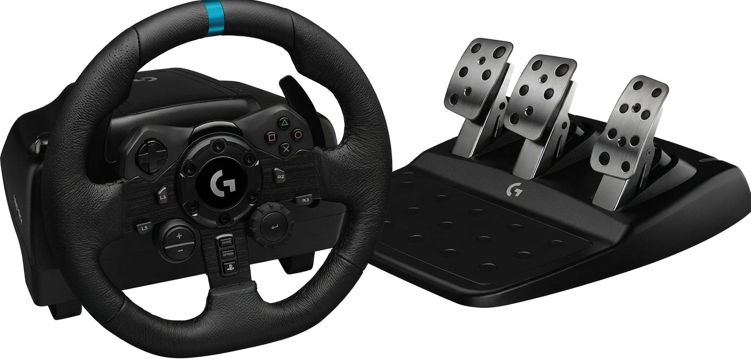 Control Gamer LOGITECH G923, Negro