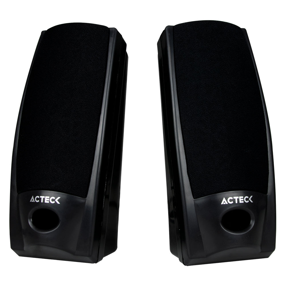 Bocinas ACTECK AX-2500, 3.5 MM, Negro