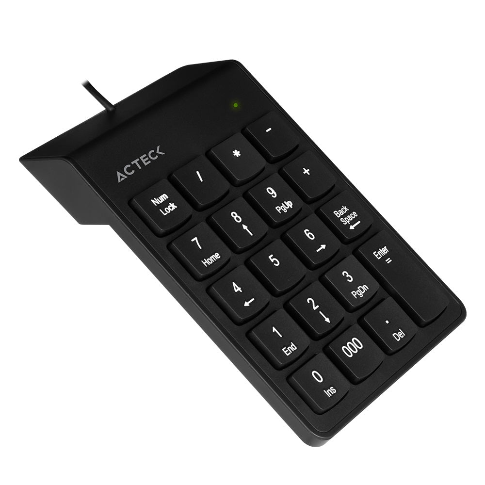 Teclado Numérico ACTECK AC-932622, USB, Negro