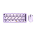 Kit Teclado y Mouse ACTECK MK4 80, Violeta