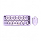 Kit Teclado y Mouse ACTECK MK4 80, Violeta