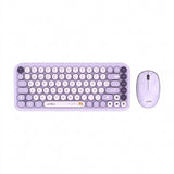 Kit Teclado y Mouse ACTECK MK4 80, Violeta