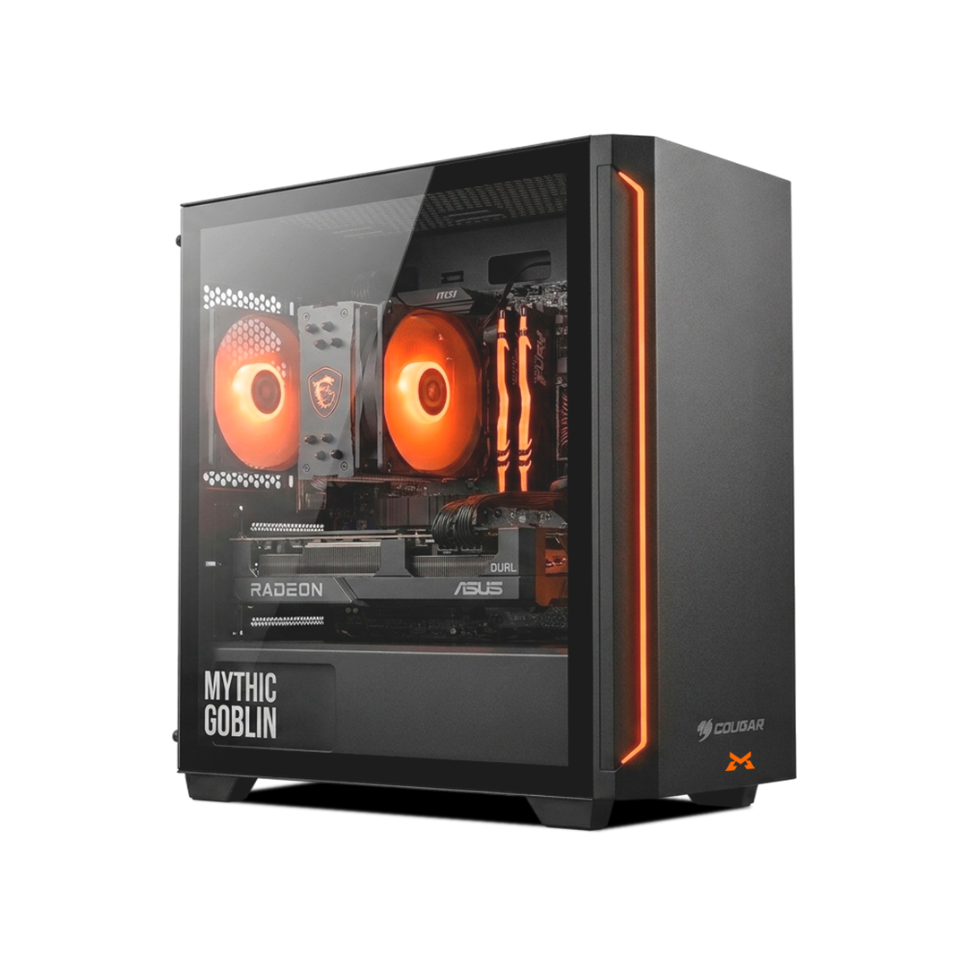 PC Gamer RX 9060 XT, AMD Ryzen 7 7700, 16GB DDR5, 500GB SSD M.2, Banshee - Mythic