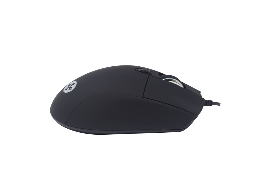 Mouse Naceb Technology NA-0115N Óptico, Alámbrico, 800 - 2400 DPI, 6 Botones, Negro