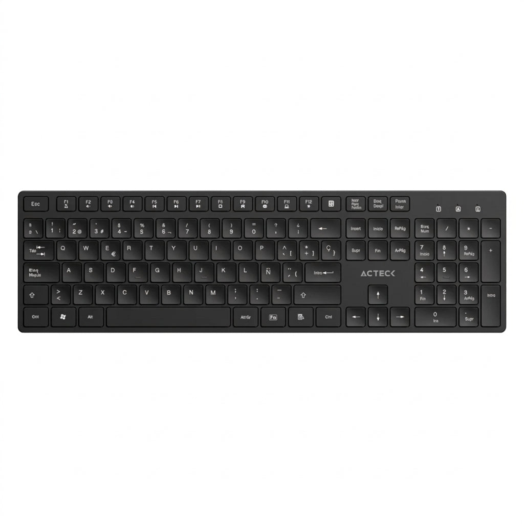 Teclado ACTECK VANTAGE AERO TI555 VA, Negro