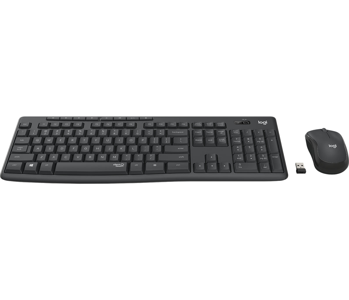 Kit Teclado y Mouse LOGITECH MK295 LED IPS, 441 x 149, 8 ms, Negro