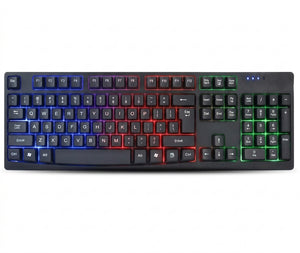 Teclado BROBOTIX 841581, USB, Negro