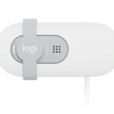 Webcam LOGITECH Brio 100, Full HD (1920 x 1080), Blanco