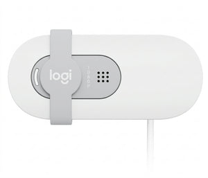 Webcam LOGITECH Brio 100, Full HD (1920 x 1080), Blanco