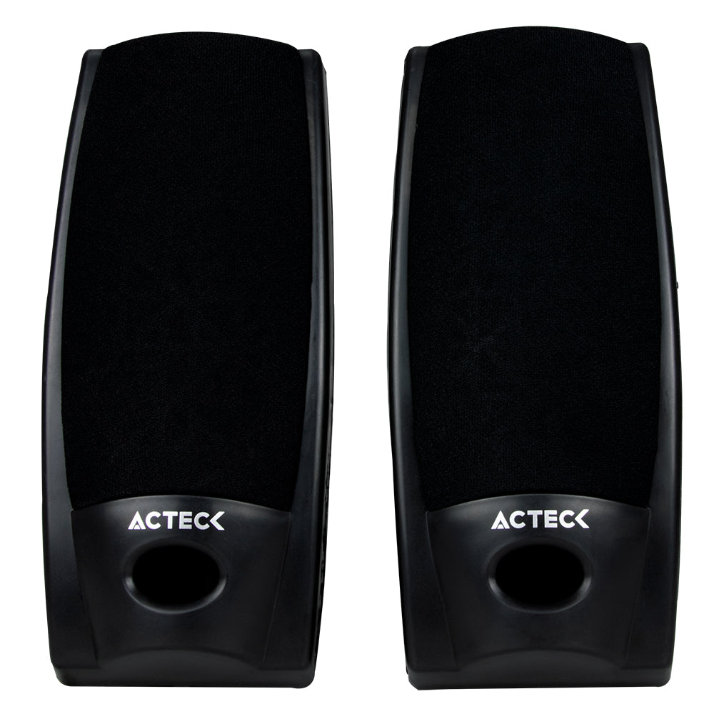 Bocinas ACTECK AX-2500, 3.5 MM, Negro