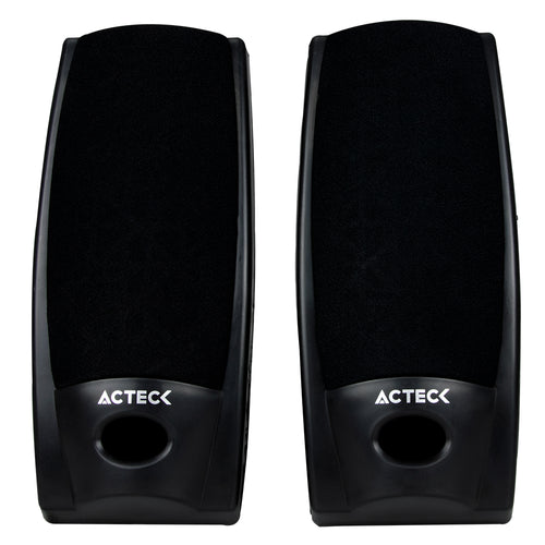 Bocinas ACTECK AX-2500, 3.5 MM, Negro