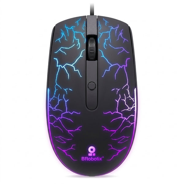 PC Gamer Mouse BROBOTIX 263946, 1600 DPI, USB, Negro - México