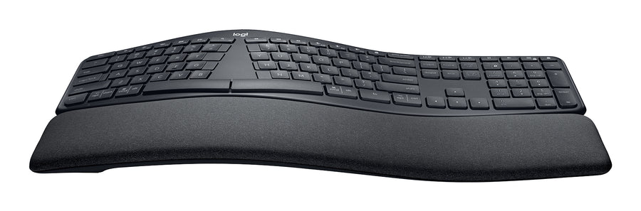 Teclado LOGITECH ERGO K860 Curvo, 456 x 233, Negro