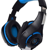 Headset Gamer NECNON NBHG-VIPER LED, 3.5mm/USB, Azul
