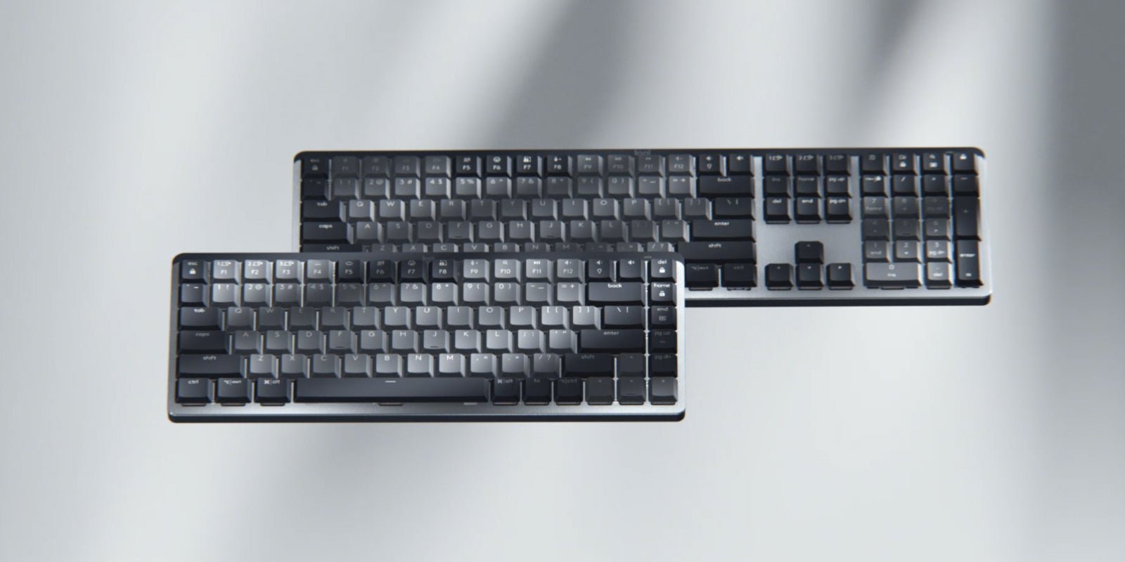 Teclado LOGITECH MX MECHANICAL MINI LED, Negro