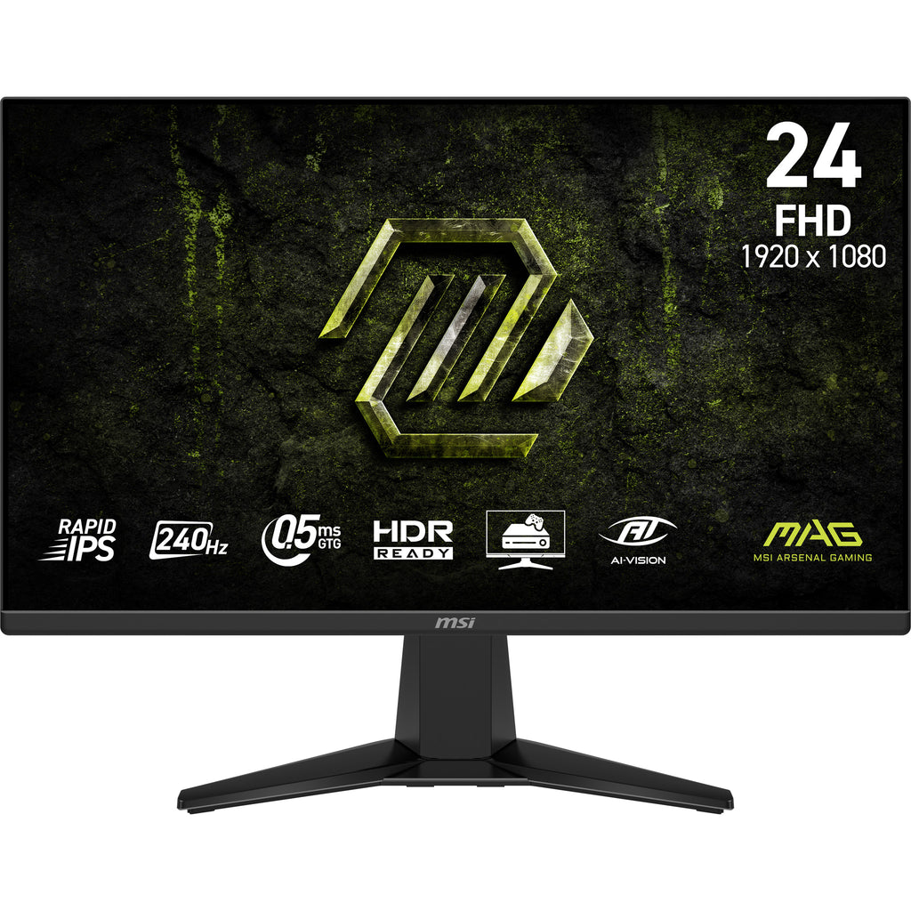 Monitor Gamer MSI MAG 245F X24 LED IPS Plano 23.8", 1920 x 1080 Full HD, G-Sync/FreeSync/Adaptive-Sync, 240 Hz, HDMI/Dis