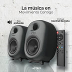 Bocinas ACTECK BS685 Bluetooth, Negro
