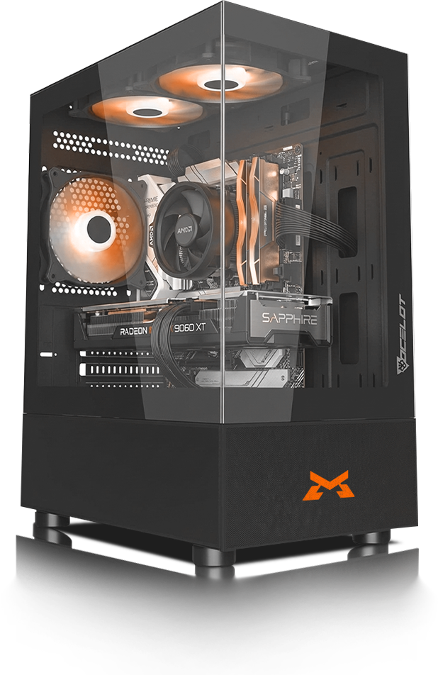 Mythic PC Gamer Radeon RX 9060 XT, AMD Ryzen™ 5 5500, 32GB DDR4 RAM, 1TB M.2 Nvme Gen 4 SSD, Windows 11, MTX-26-5656090