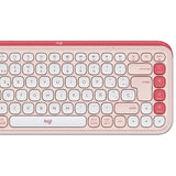 Kit Teclado y Mouse LOGITECH POP Bluetooth, Rosa