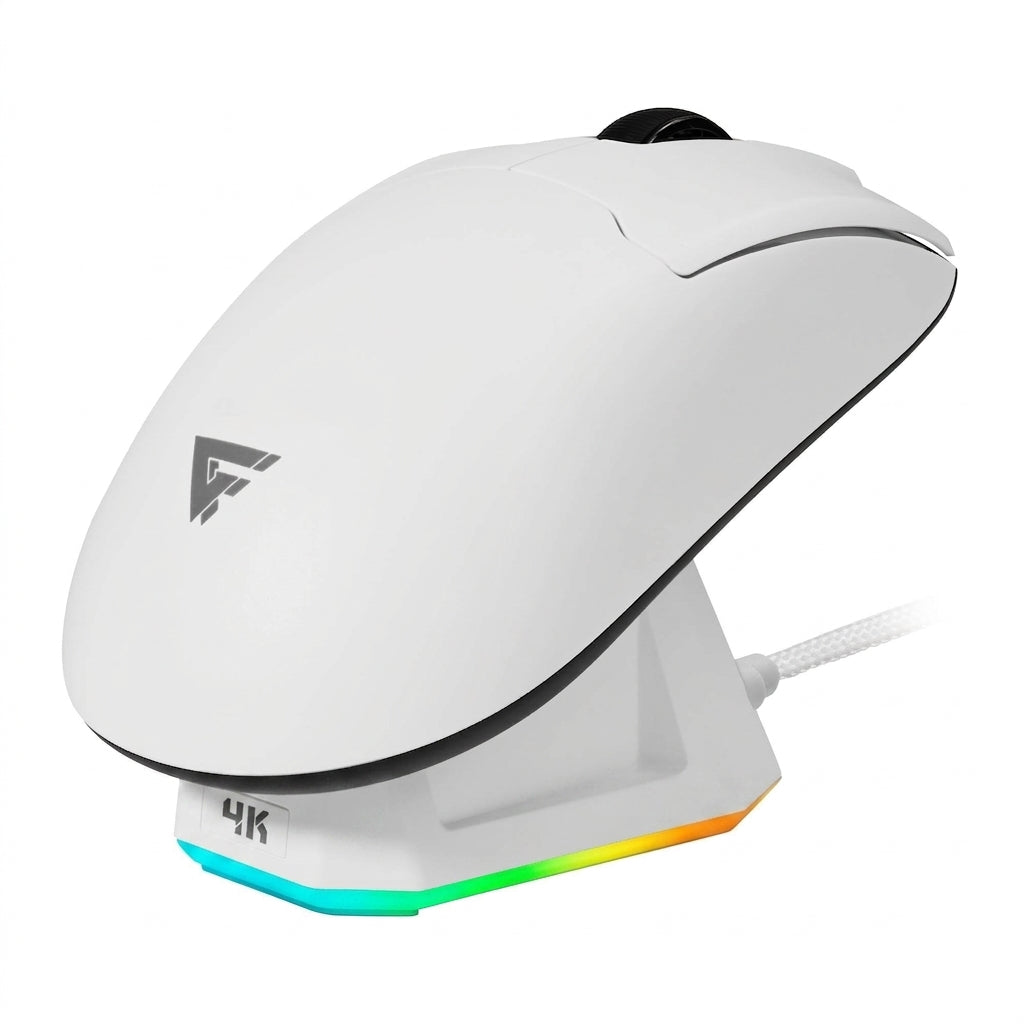 Mouse Gamer GAME FACTOR MOW800-WH, Blanco