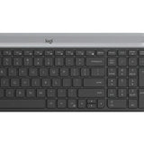 Kit Teclado y Mouse LOGITECH MK470 Curvo, Negro