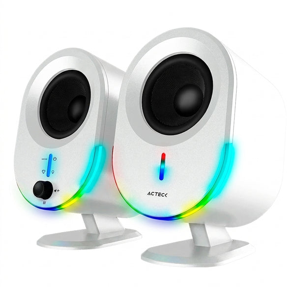 PC Gamer Bocinas ACTECK BS630 Bluetooth, Blanco - México