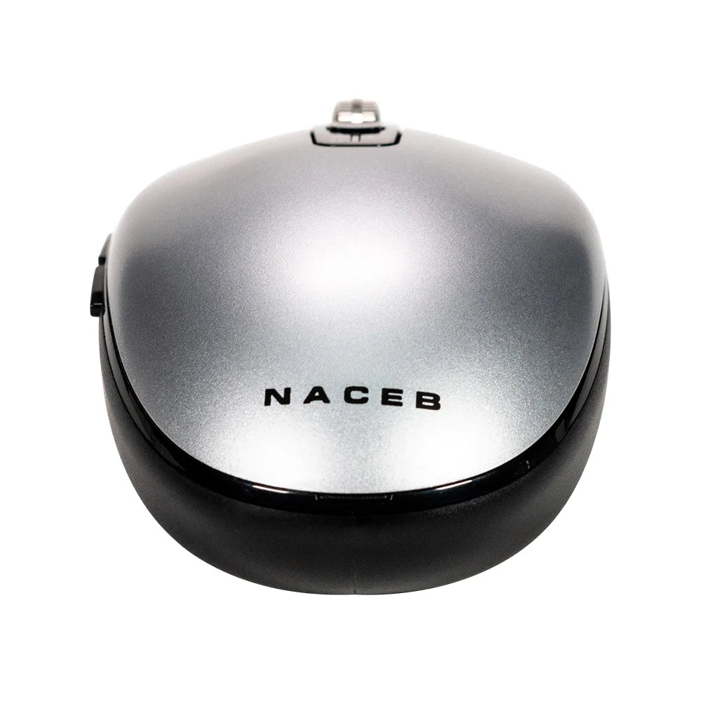 Mouse Naceb Technology NA-0131G, Inalambrico, Plata