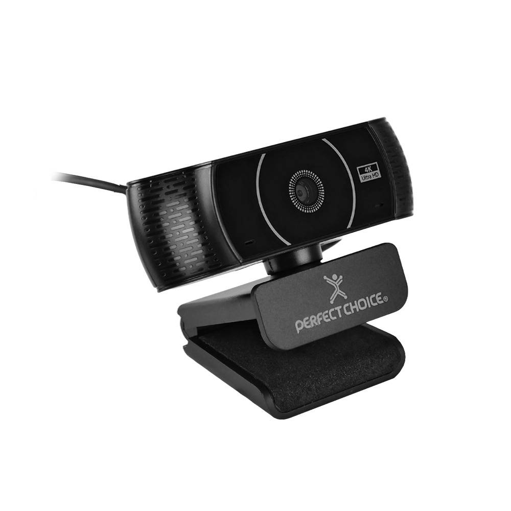 Webcam PERFECT CHOICE PC-320524, 4K 8MP, USB, Negro