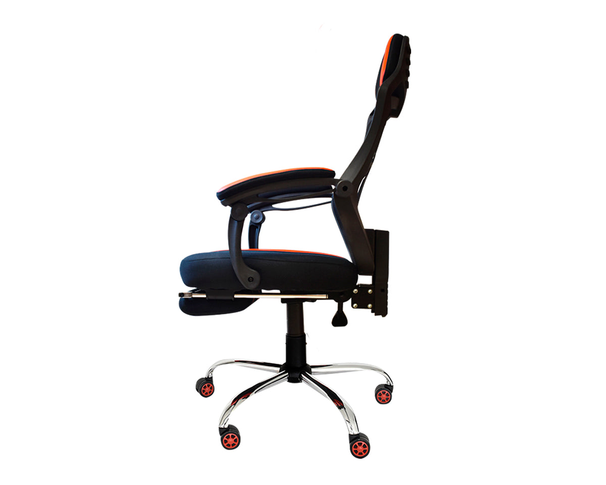 Silla Gamer Naceb Gaming NA-0928, Negro/Rojo