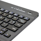 Teclado BROBOTIX 6006436 Inalámbrico Bluetooth, Negro