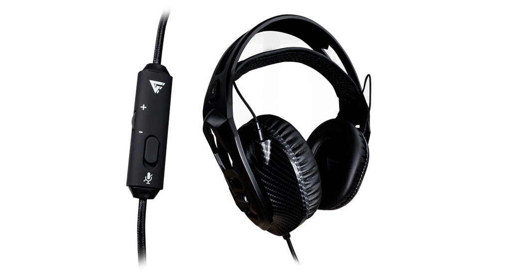 Headset GAME FACTOR HSG500, 3.5mm, Negro