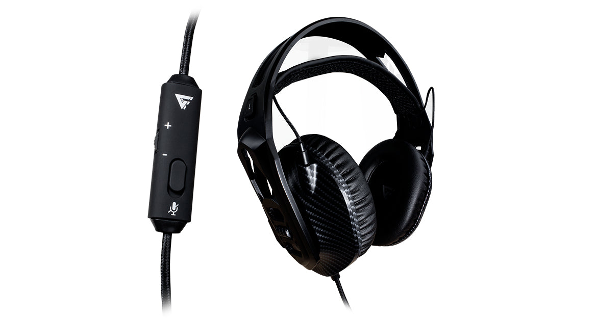 Headset GAME FACTOR HSG500, 3.5mm, Negro