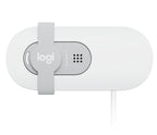 Webcam LOGITECH Brio 100, Full HD (1920 x 1080), Blanco