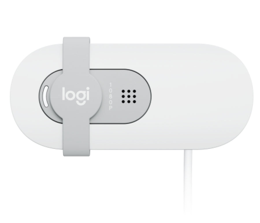 Webcam LOGITECH Brio 100, Full HD (1920 x 1080), Blanco