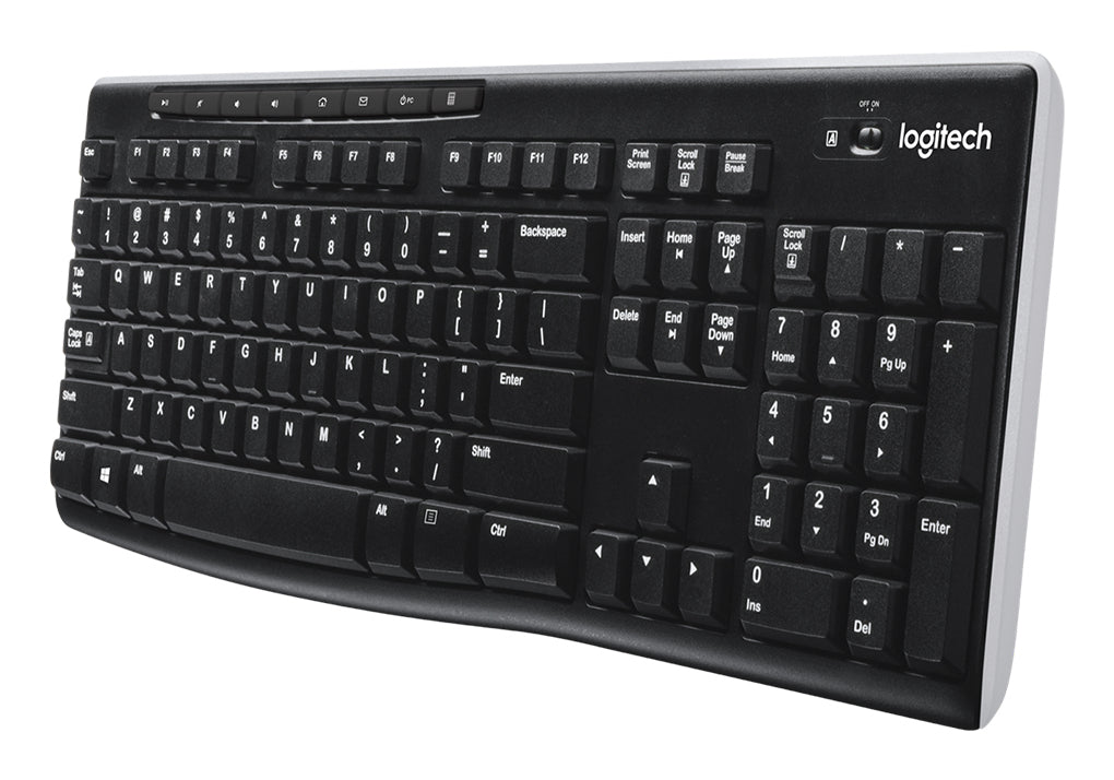Teclado Inalámbrico LOGITECH K270 RF inalámbrico, Negro