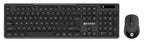 Kit Teclado y Mouse Naceb Technology NA-0123, Negro