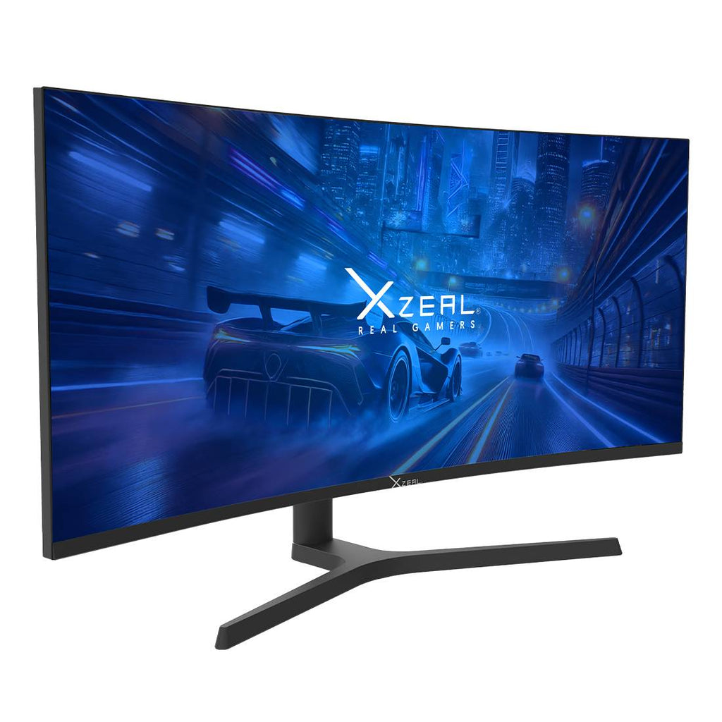 Monitor Gamer Xzeal XZMO342B LED VA Curvo 34", UltraWide QHD (3440 x 1440), 165 Hz, HDMI, Negro
