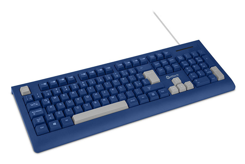 Teclado GETTTECH GGK-ESMWR-02-BL, Azul