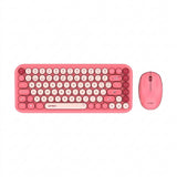 Kit Teclado y Mouse ACTECK MK480, Inalámbrico, Rojo