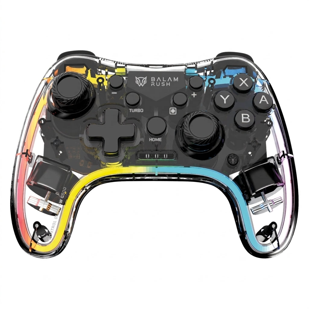 Control Gamer Balam Rush BR-940467, Transparente
